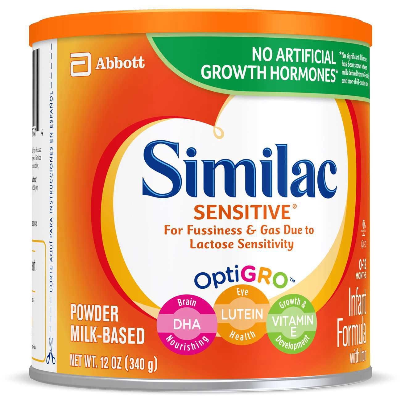 Similac Sensitive Infant Formula, 12.9 Ounce -- 6 per case