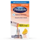 Pedialyte Orange Electrolyte Powder, 17 Gram - 6 per pack -- 6 packs per case.