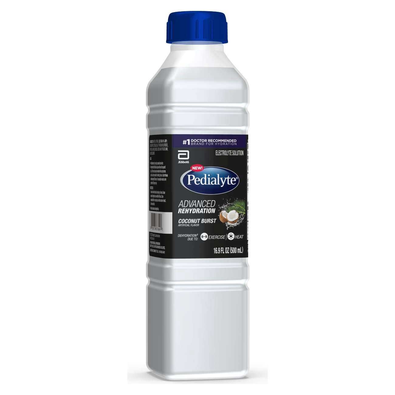 Pedialyte Advanced Rehydration Coconut Electrolyte Solution, 500 Milliliter -- 12 per case