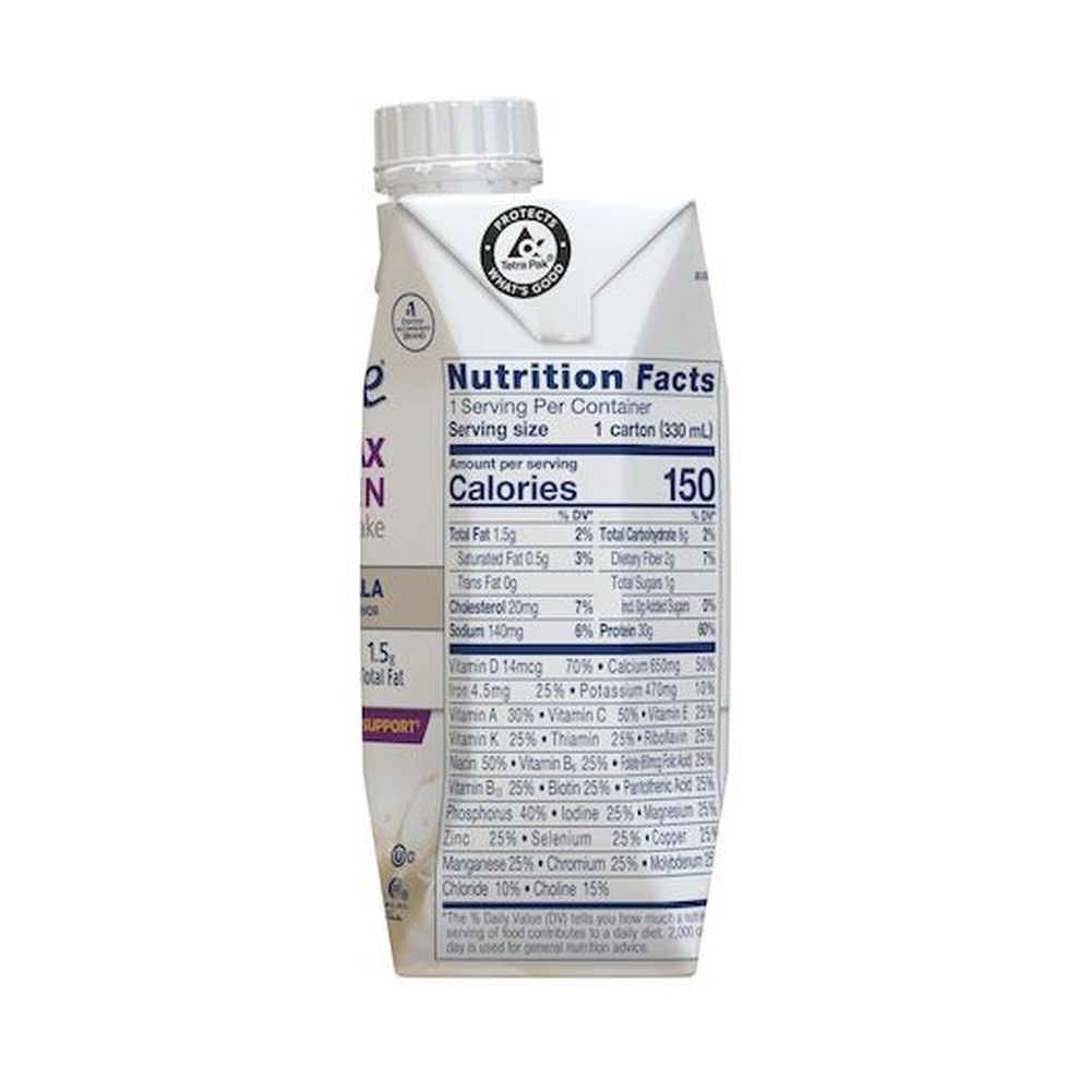 Ensure Max Protein Vanilla Nutrition Shake - Tetra Pack, 11 Fluid Ounce -- 12 per case