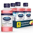 Pedialyte Immune Support Raspberry Lemonade Flavored Electrolyte Solution, 33.8 Fluid Ounce -- 4 per case