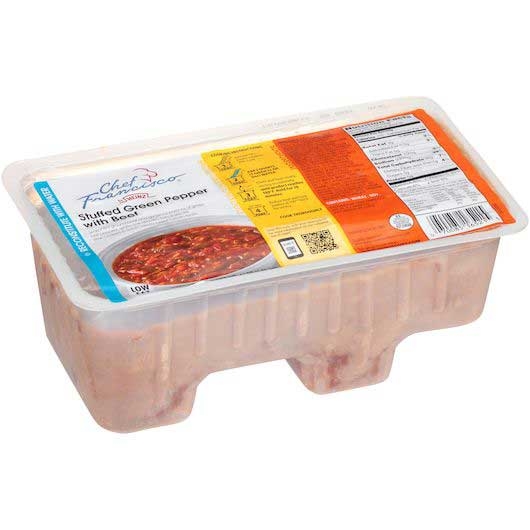 Chef Francisco Stuffed Green Pepper with Beef Soup, 4 Pound -- 4 per case