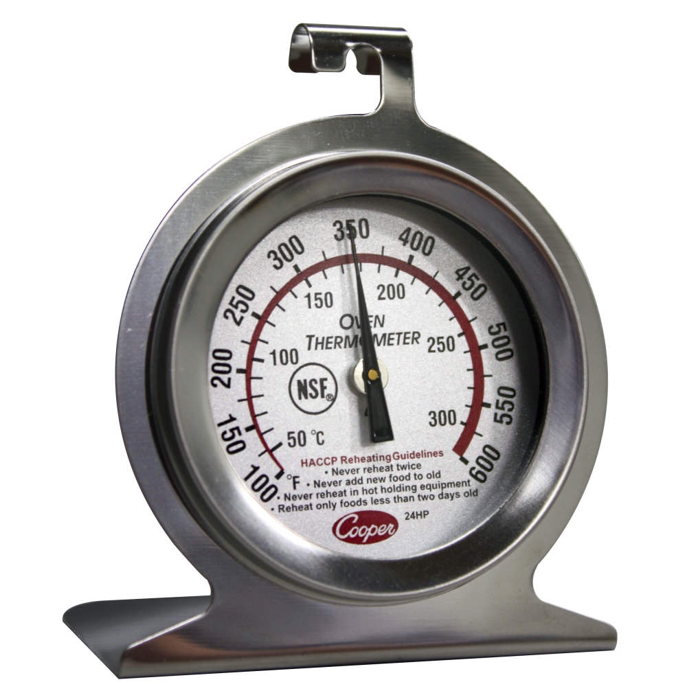 Oven Thermometer, 200 600F 24Hp.