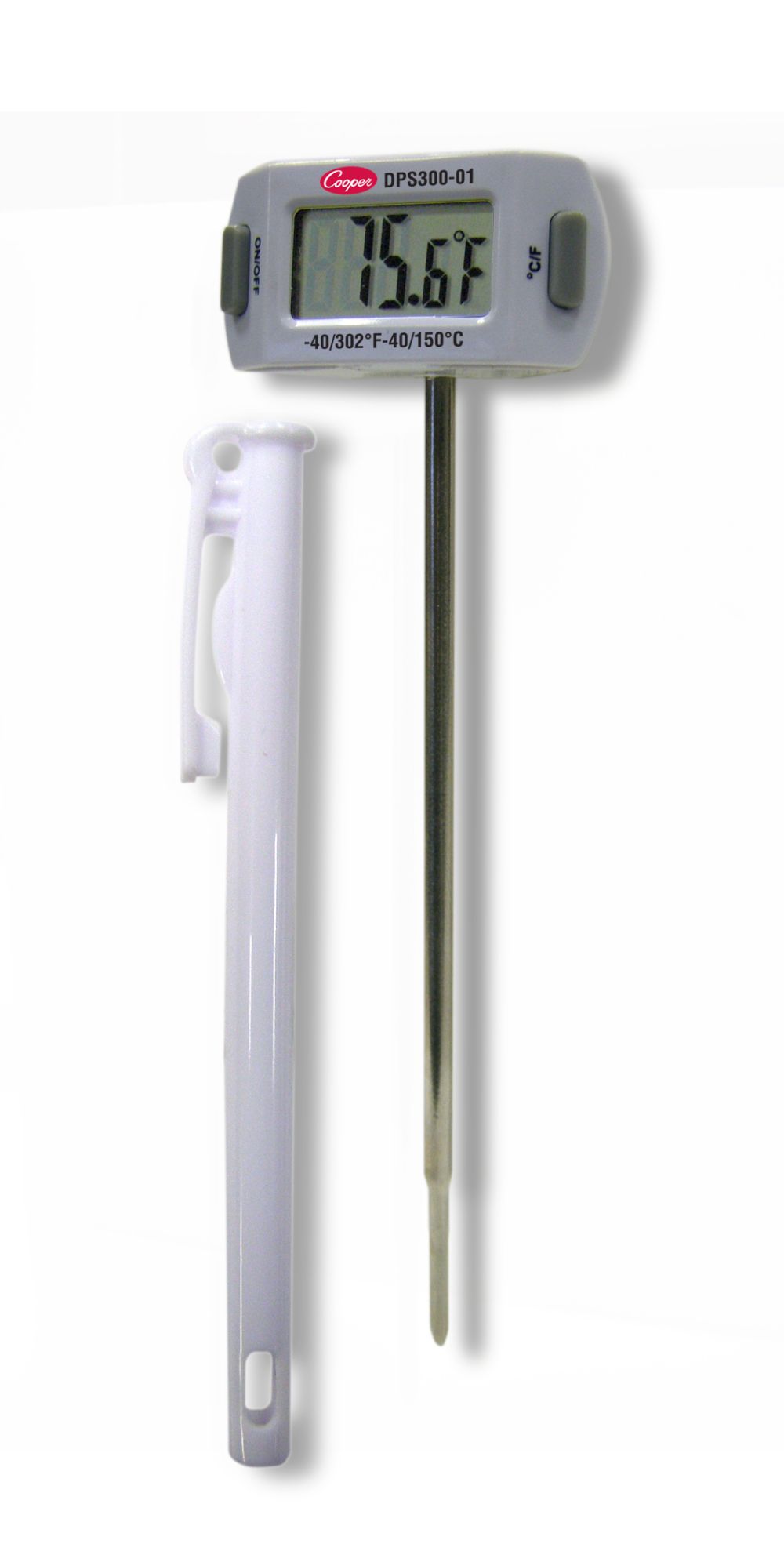 Cooper-atkins Dps300 Series, Swivel Head Digital Pocket Thermometer, Display Type/size: .25 Inch / 12.7 Mm Lcd