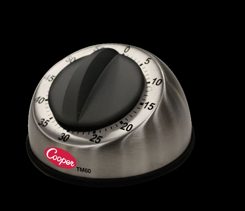 Cooper-atkins Mechanical Timer, 60 Minutes, Long Rings