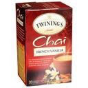 Twinings French Vanilla Black Chai Tea Bag, 1.41 Ounce - 20 bags per pack -- 6 packs per case.