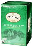 Twinings Irish Breakfast Black Tea K Cup Pods, 12 count per pack -- 6 per case