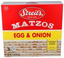 Streits Egg and Onion Matzo, 11 Ounce -- 12 per case