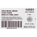 Extra Tender Gold Medal Boneless Pork Chop, 10 Pound.