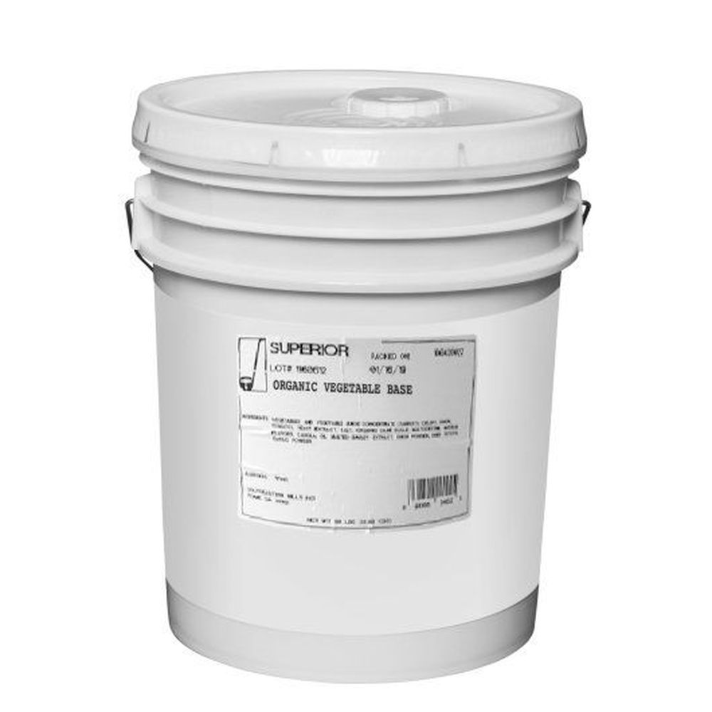 Better Than Bouillon Organic Vegetable Base, 50 Pound
