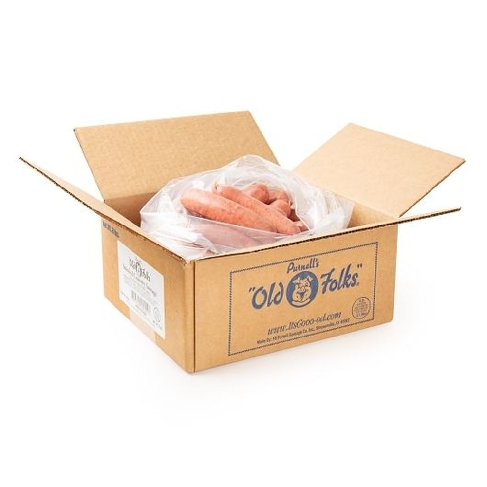 Purnells Old Folks Cheddar Smoked Country Sausage Links, 6 Pound