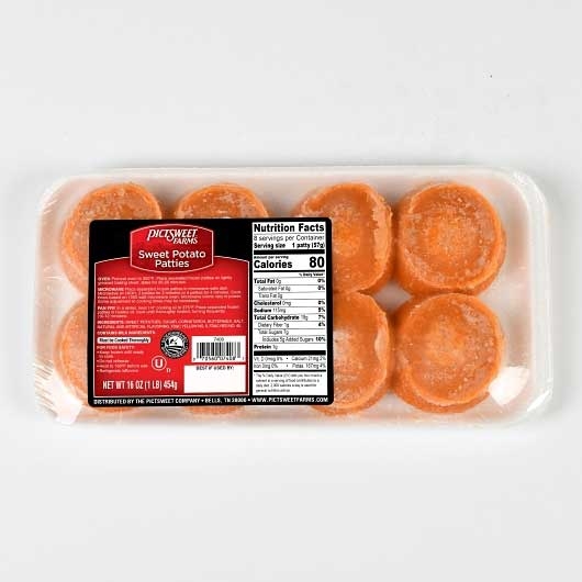 PictSweet Yam Patties, 16 ounce -- 18 per case