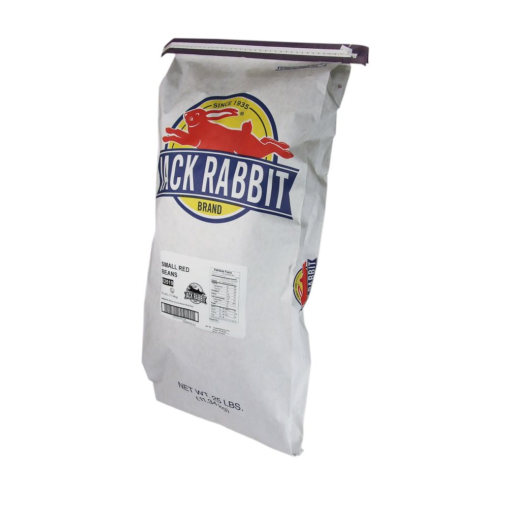 Jack Rabbit Small Red Beans - 25 Lb. Package, 1 Package Per Case