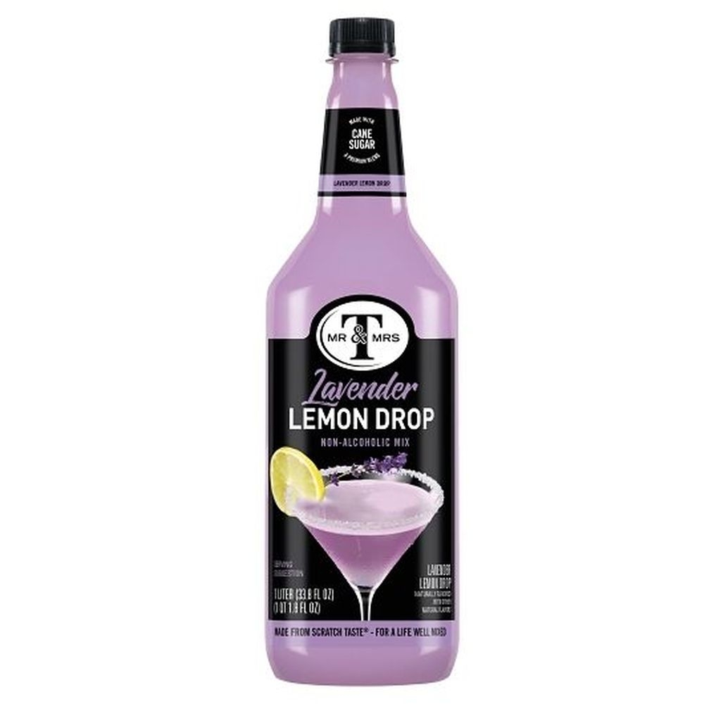 Mr and Mrs Ts Lavender Lemon Drop Mix, 1 Liter -- 6 per case