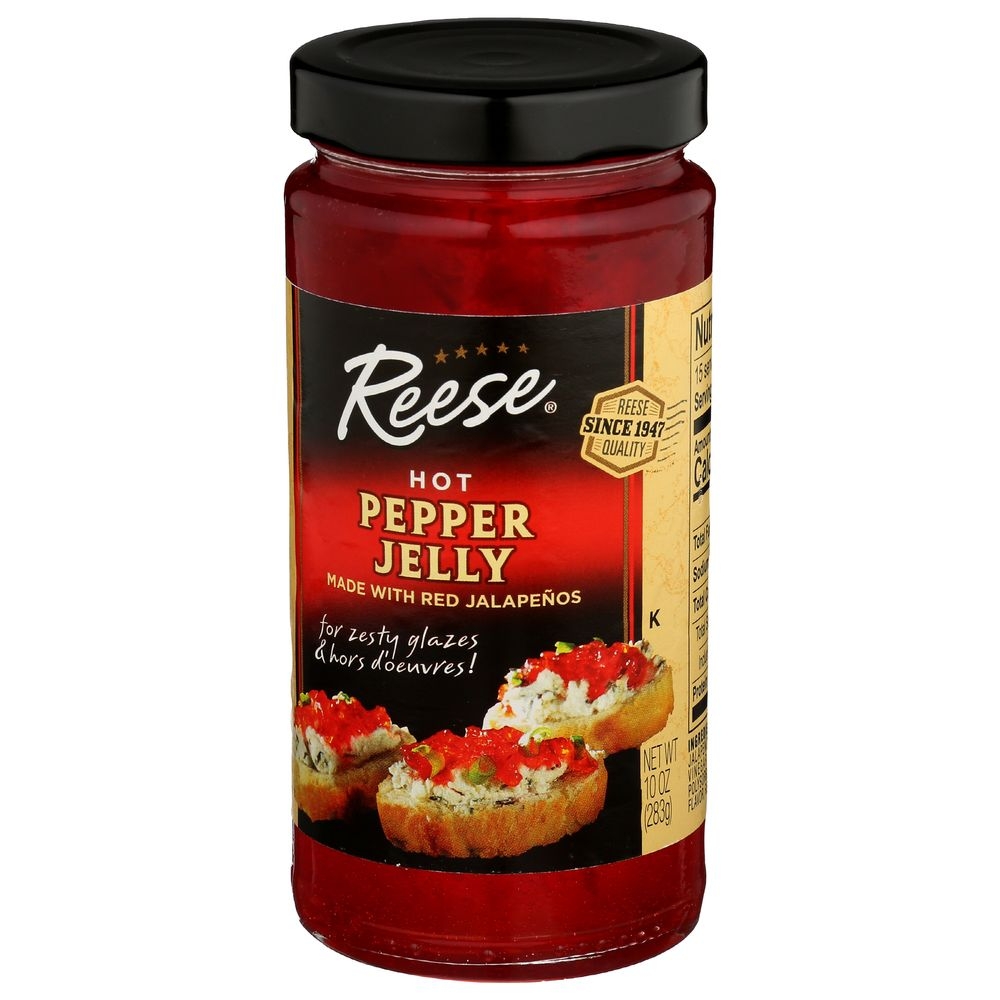 Reese Hot Jalapeno Jelly, 10 Ounce -- 6 per case