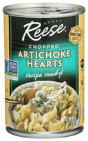 Reese Chopped Artichoke Hearts, 14 Ounce -- 12 per case