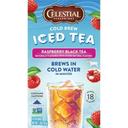 Celestial Seasonings Cold Brew Raspberry Black Tea, 18 count -- 6 per case