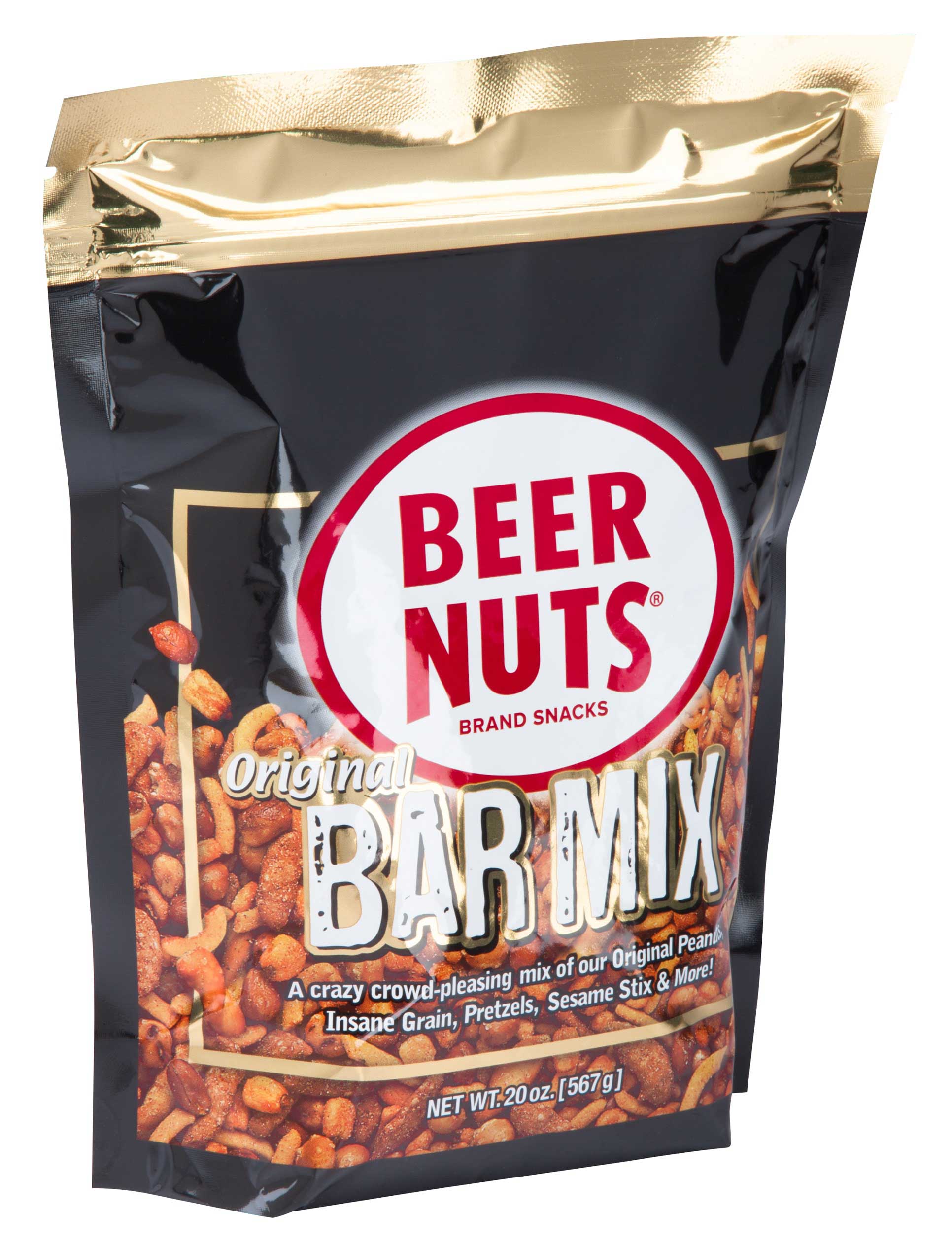 Beer Nuts Bar Mix - Sup Bag, 20 Ounce -- 8 per case.