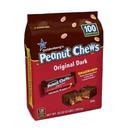 Goldenbergs Peanut Chews Original Dark Chocolate Bites, 32 Ounce -- 6 per case