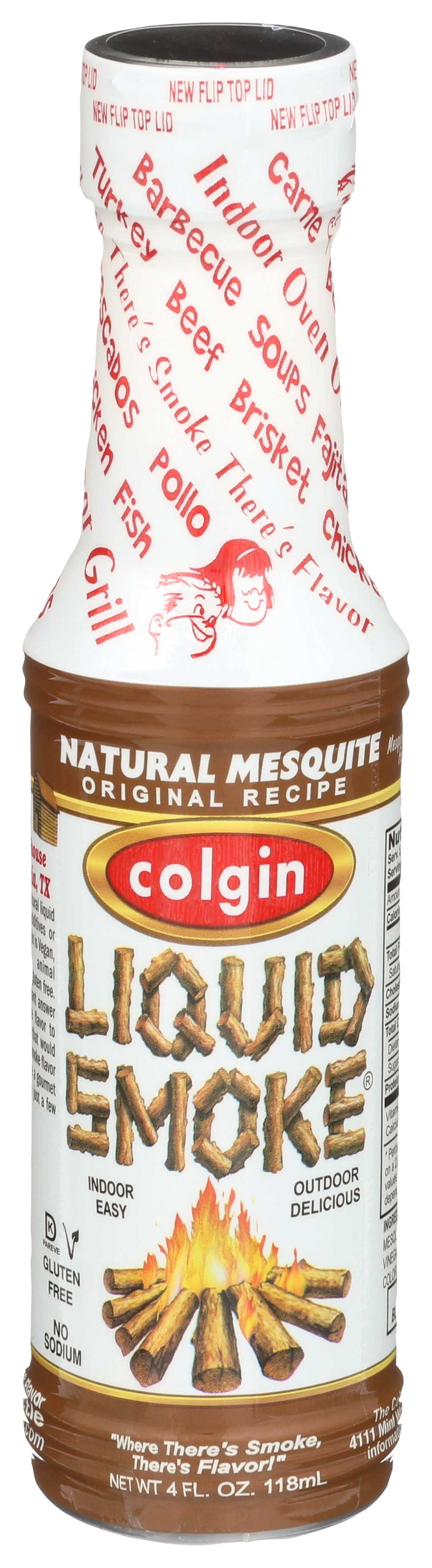 Colgin Natural Mesquite Liquid Smoke, 4 Fluid Ounce -- 6 per case
