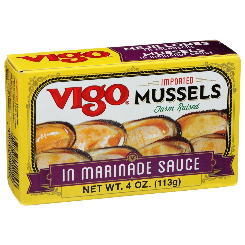 Vigo Mussels In Marinade Sauce, 4 Ounce -- 10 Per Case