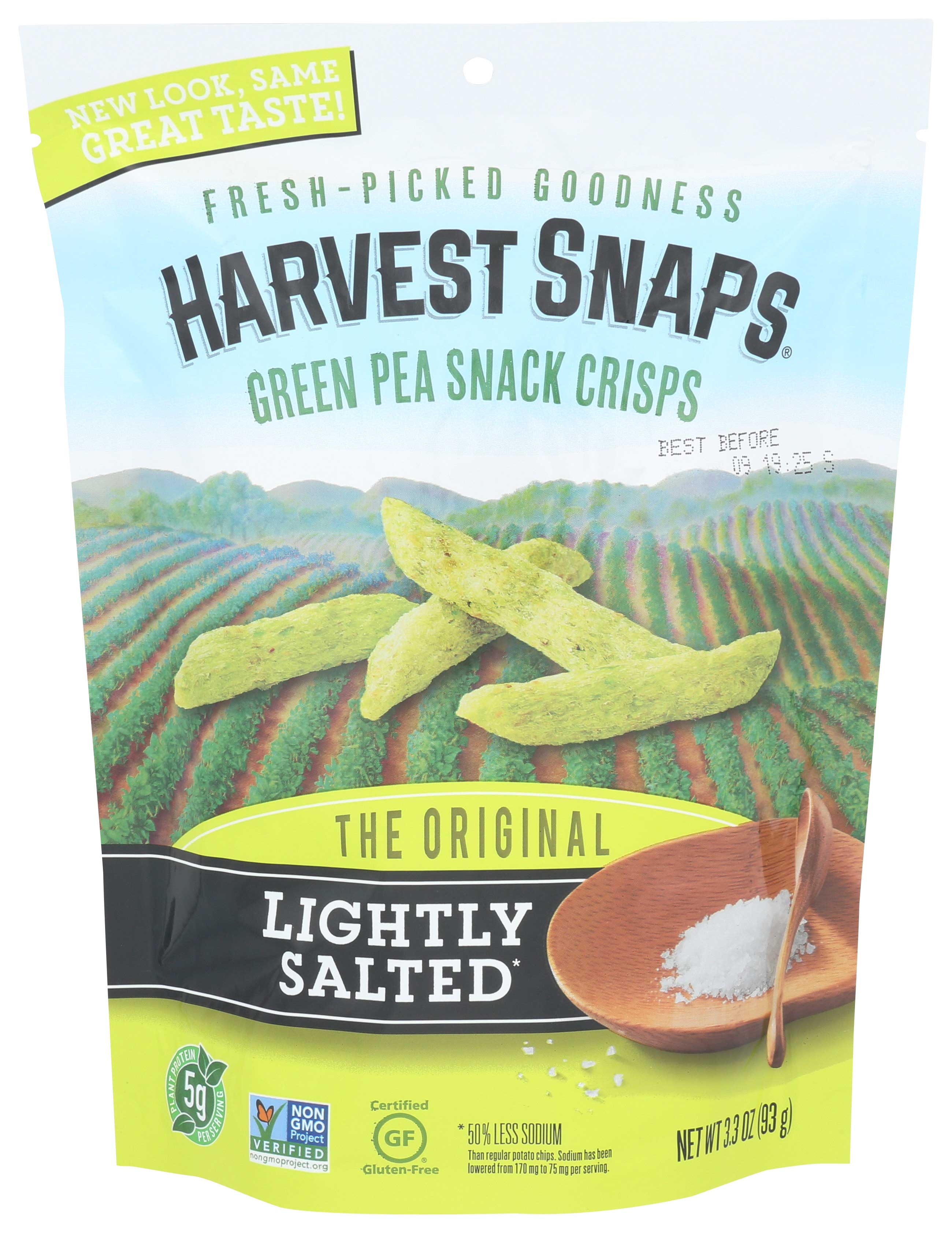 Calbee America Original Flavor Snapea Crisp, 3.3 Ounce -- 12 per case.