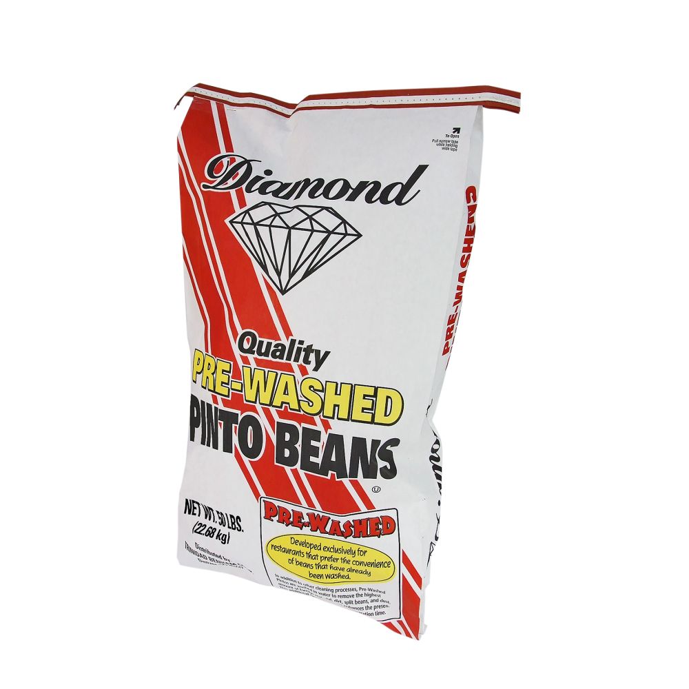 Diamond Pinto Prewashed Beans, 50 Pound