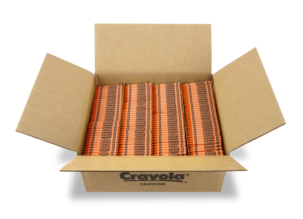 Crayola Orange Bulk Crayons -- 3000 per case.