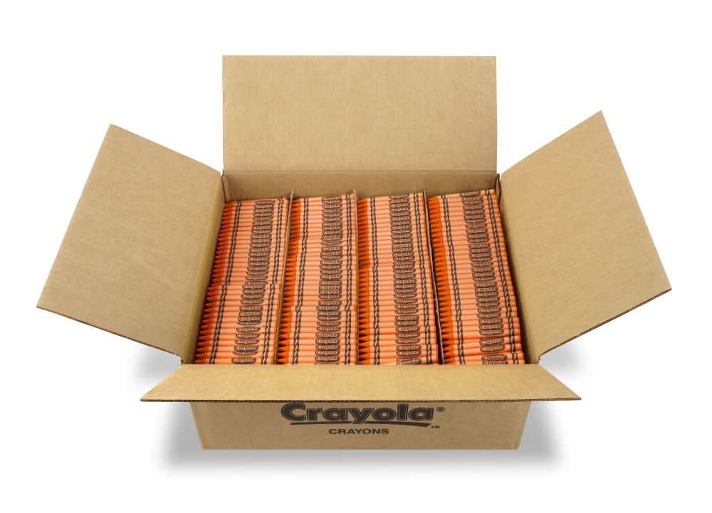 Crayola Orange Bulk Crayons -- 3000 Per Case
