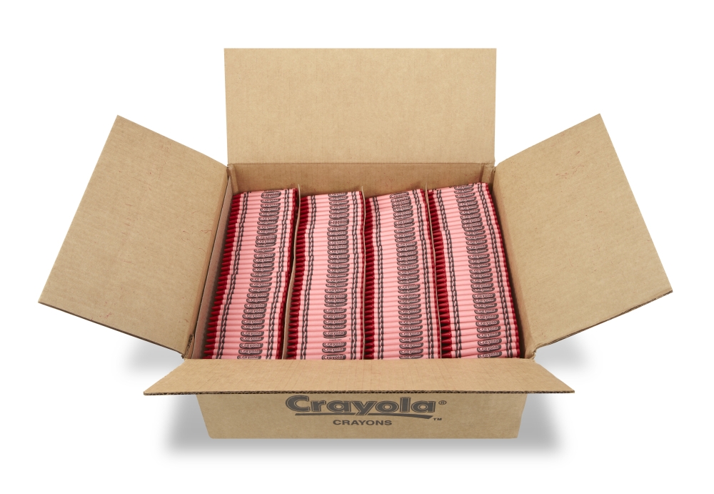Crayola Red Bulk Crayons -- 3000 per case.