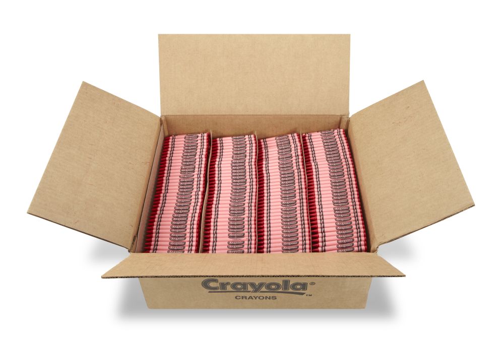 Crayola Red Bulk Crayons -- 3000 Per Case