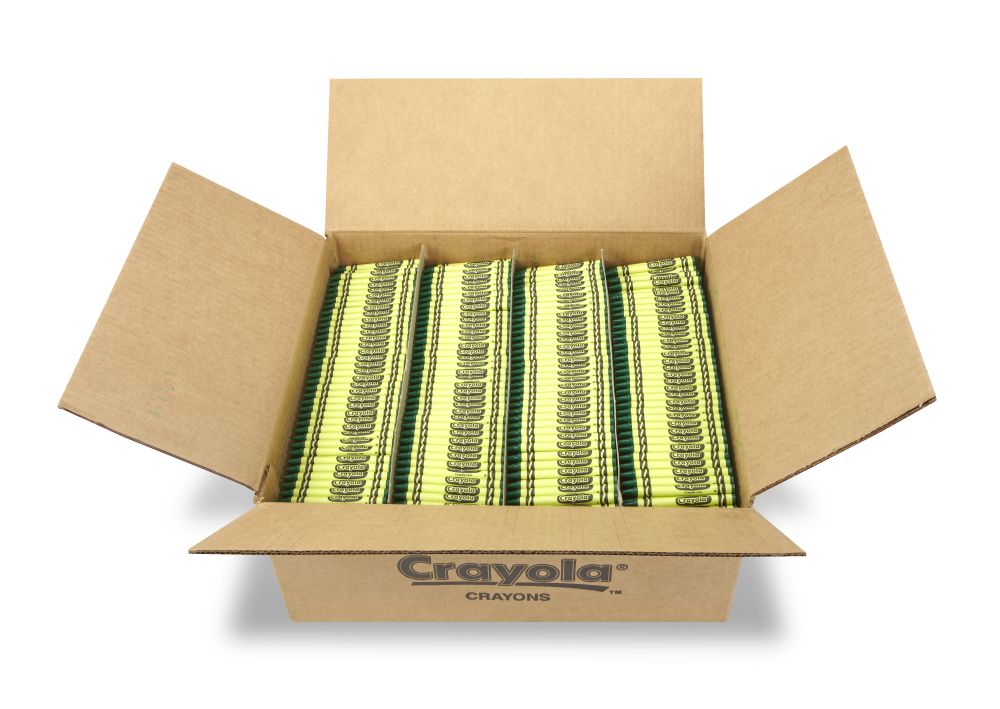 Crayola Green Bulk Crayons -- 3000 Per Case