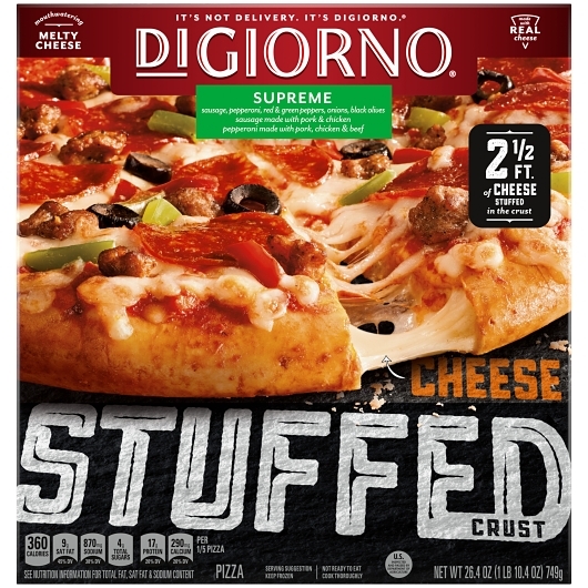 Digiorno Cheese Stuffed Crust Supreme Pizza, 26.4 Ounce -- 12 per case