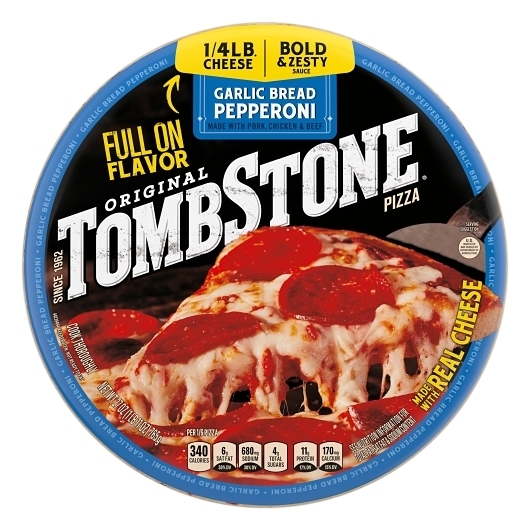 Tombstone Garlic Bread Pepperoni Pizza, 27 Ounce -- 12 per case