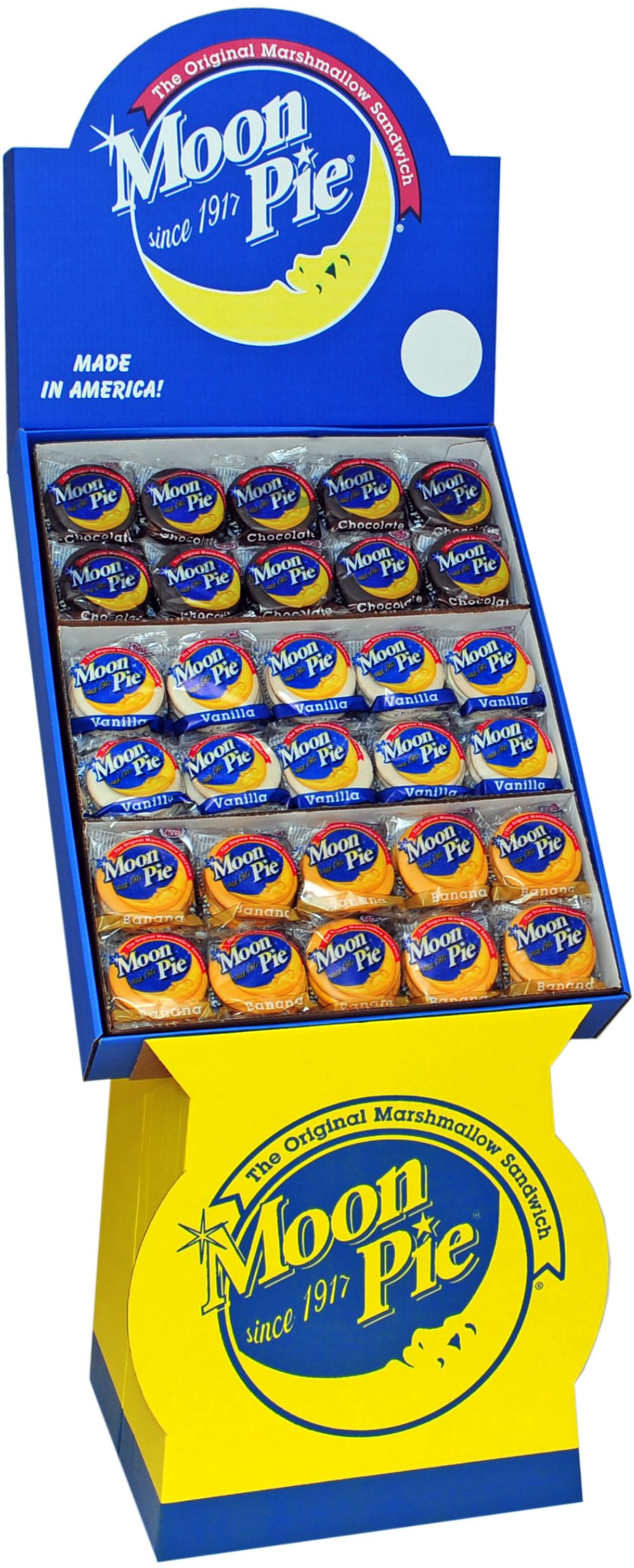 Moonpie, Chocolate Vanilla And Banana Double Decker, 2.75 Ounce -- 90 Per Case