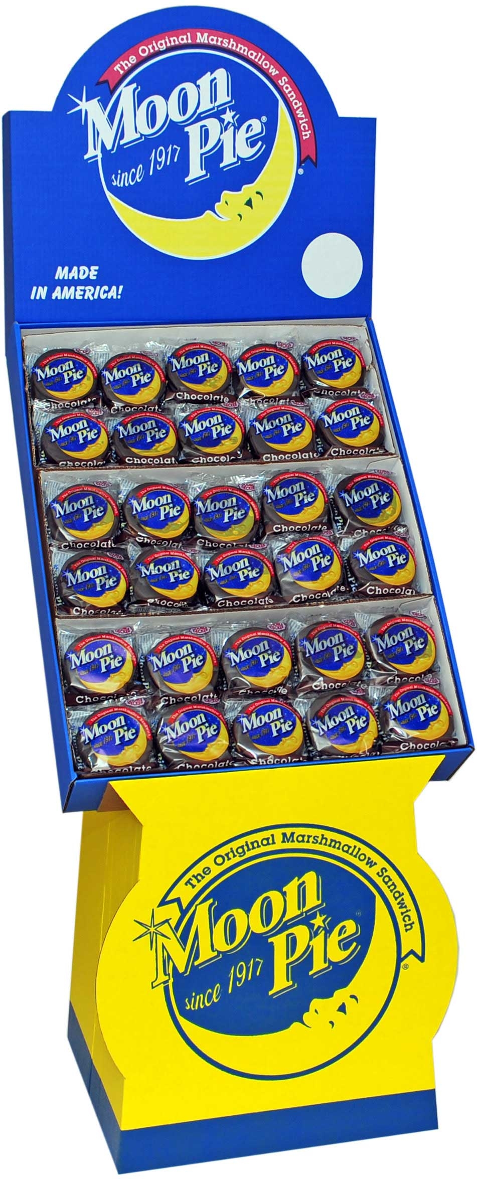 Moon Pie Chocolate Double Decker Marshmallow Sandwich Shipper, 2.75 Ounce -- 90 per case.