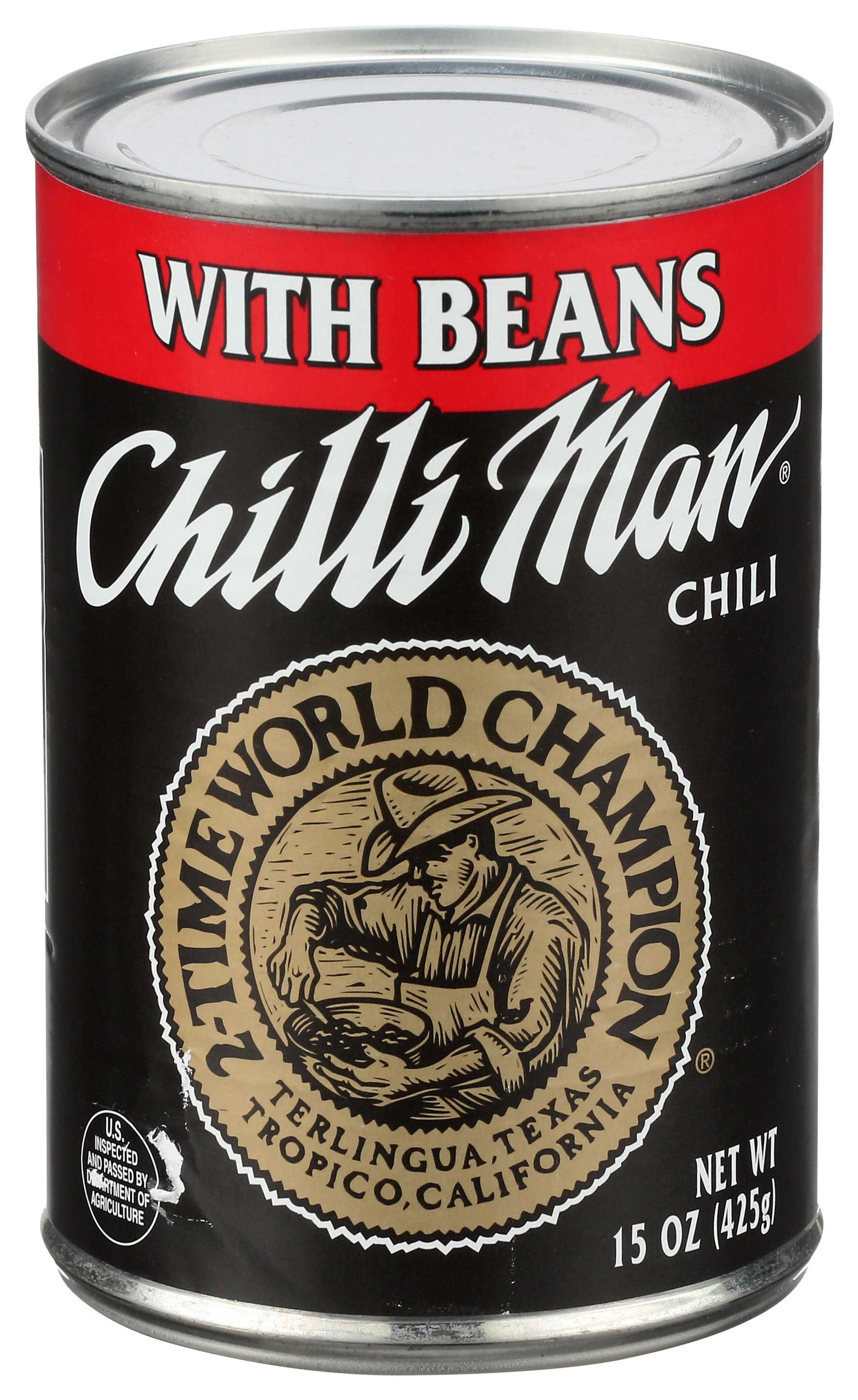 Chilli Man Chilli With Beans, 15 Ounce -- 12 Per Case