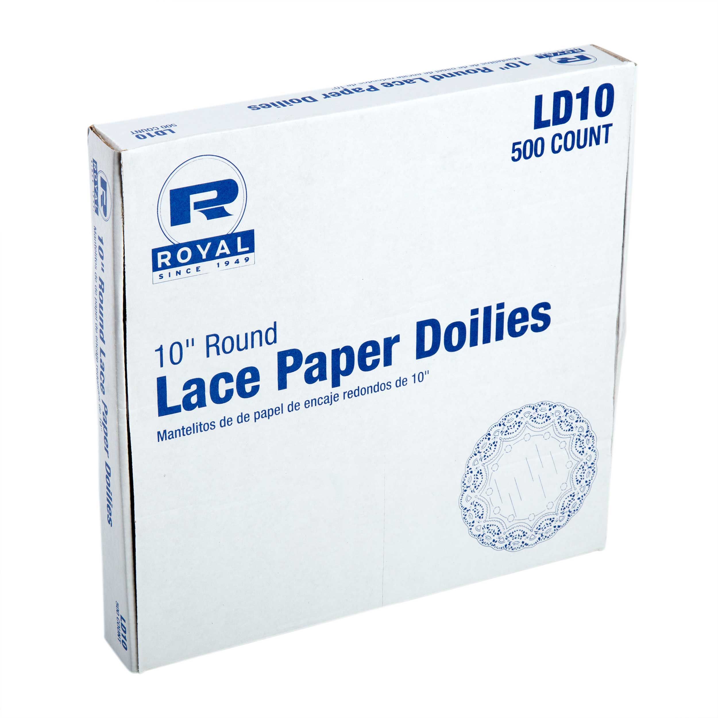 Royal Lace Doilie, 10 Inch -- 5000 Per Case