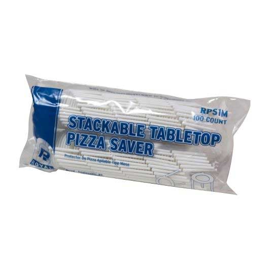 Royal Tabletop Pizza Saver, 1 1/2 inch - 100 count per pack -- 10 packs per case