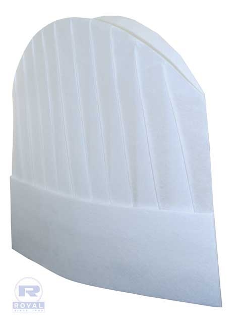 Royal Le Toque Viscose Pleated Chef Hat, 9 inch -- 50 per case.