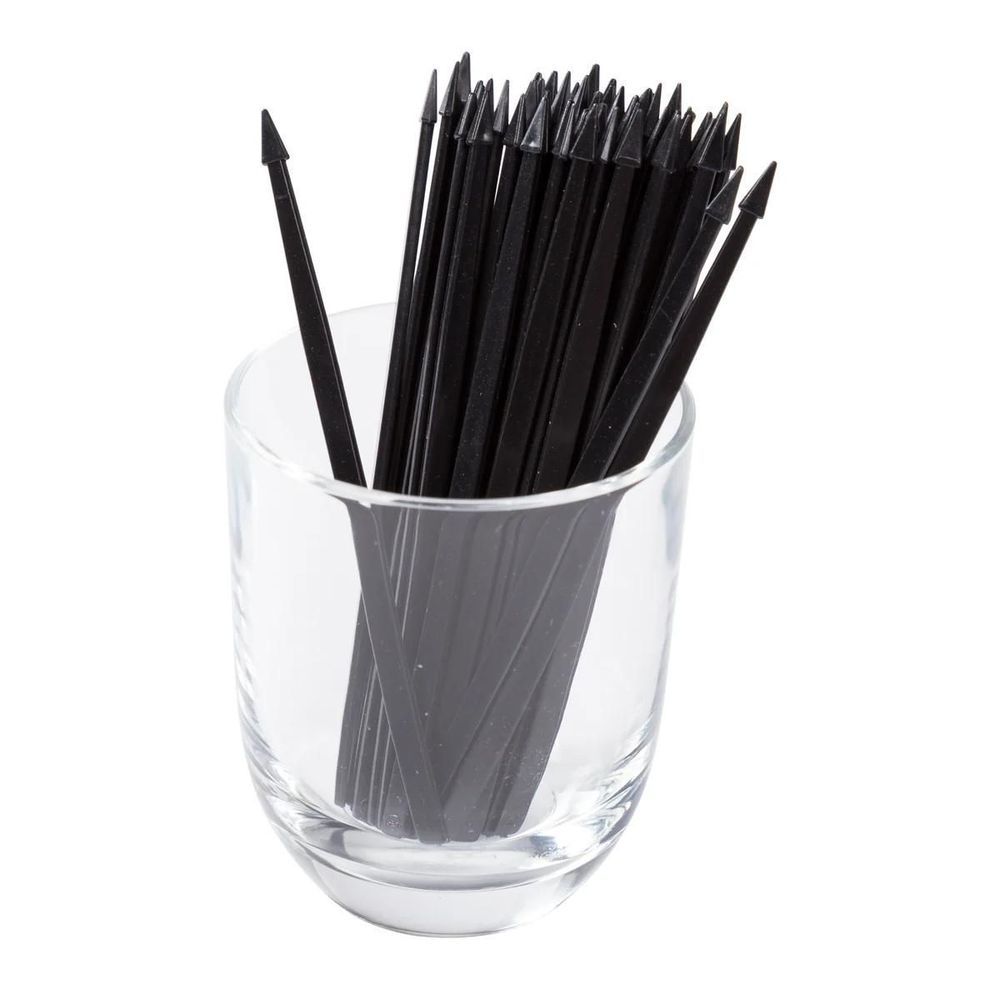 AmerCareRoyal Plastic Premium Black Arrow Pick, 3.5 inch -- 10000 per case.