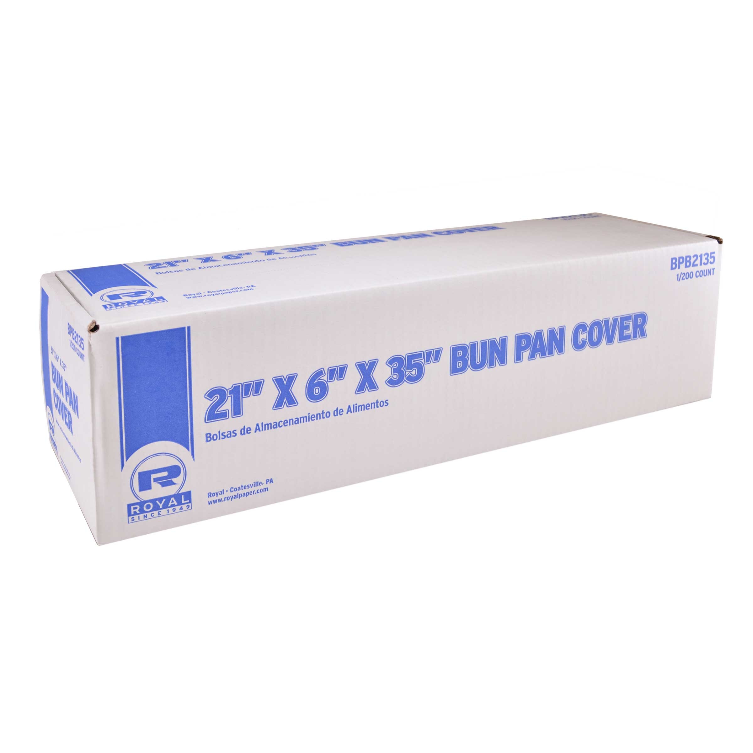 Royal Low Density Bun Pan Bag, 21 x 6 x 35 inch -- 200 per case.