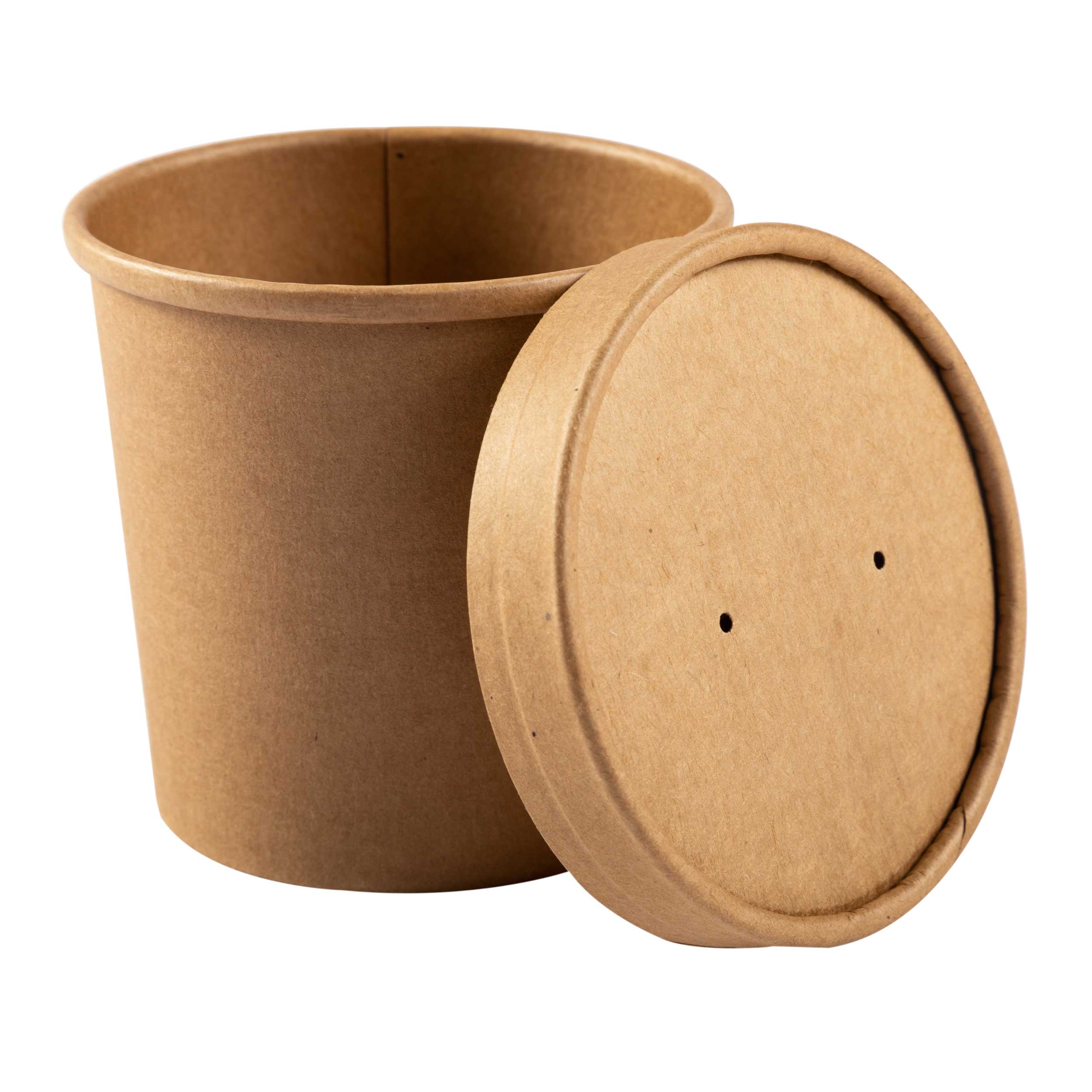 Royal Kraft Paper Food Container and Lid, 12 Ounce -- 250 per case.