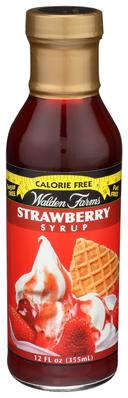 Walden Farms Calorie Free Strawberry Syrup, 12 Ounce -- 6 per case