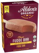 Aldens Organic Fudge Ice Cream Bar, 2.5 Fluid Ounce - 4 count per pack -- 12 packs per case