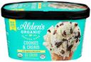 Aldens Organic Cookies and Cream Ice Cream, 48 Fluid Ounce -- 3 per case