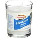 Manischewitz Memorial Glass Tumbler Candle, 3 Ounce -- 24 per case.