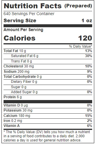 Tillamook Medium Yellow Cheddar Block, 43 Pound