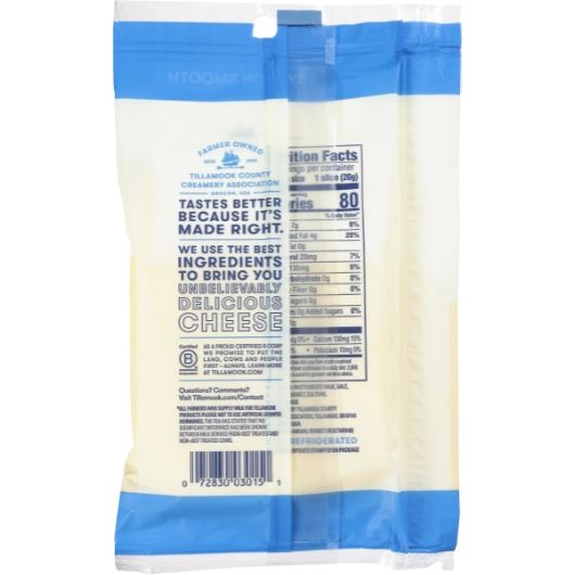 Tillamook Single Slice Farmstyle Havarti, 7 Ounce -- 12 Per Case