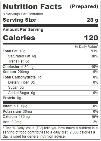 Tillamook Farmstyle Fine Sharp Cheddar Shredded Cheese, 8 Ounce -- 12 per case